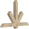 Ekena Millwork Kennewick Rough Sawn Timber Gable Bracket, Douglas Fir, 48"W x 32"H x 4"D x 4"F, 16/12 Pitch GBW048X32X0404KEN00RDF - alternate 5